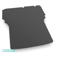 Двошарові килимки Sotra Classic Grey для Citroen Nemo (mkI)(вантажопасажирський)(без 2 ряду)(багажник) 2008-2017