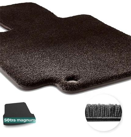 Двошарові килимки Sotra Magnum Black для Volkswagen Passat (B5)(универсал)(багажник) 1997-2006 - Фото 1