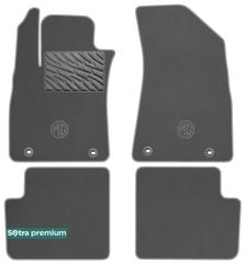 Двошарові килимки Sotra Premium Grey для MG ZS (mkI) 2017→ АКПП