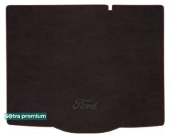 Двошарові килимки Sotra Premium Chocolate для Ford Focus (mkIV)(хетчбек)(нижній)(з докаткою)(багажник) 2018→