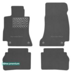 Двошарові килимки Sotra Premium Grey для Mercedes-Benz CLS-Class (C257) 2018→