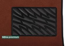 Двошарові килимки Sotra Premium Terracotta для Renault Trafic (mkII)(1 ряд - 2 місця)(1 ряд) 2001-2014 - Фото 4