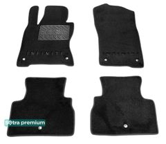 Двухслойные коврики Sotra Premium Black для Infiniti Q60 (mkI) 2016-2022