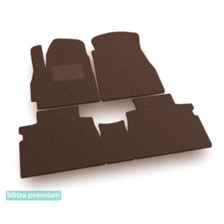 Двошарові килимки Sotra Premium Chocolate для Chery Jetour X70 Plus (mkI)(1-2 ряд) 2020→ - Фото 1