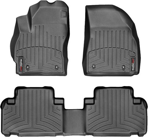 Коврики WeatherTech Black для Mazda 5 (mkIII)(1-2 row) 2012-2015 - Фото 1