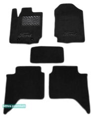 Двухслойные коврики Sotra Premium Black для Ford Ranger (mkIII) 2011-2022