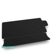 Двошарові килимки Sotra Premium Black для BMW X7 (G07)(розкладений 3 ряд)(багажник) 2018→ - Фото 1