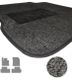 Текстильні килимки Pro-Eco Graphite для DS 7 Crossback (mkI)(ковер 2 ряда раздельный) 2017→