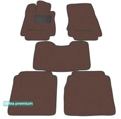 Двошарові килимки Sotra Premium Chocolate для Mercedes-Benz S-Class (W220)(long) 1998-2005