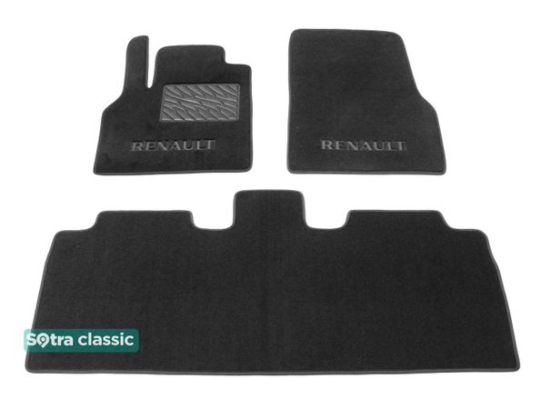 Двухслойные коврики Sotra Classic Grey для Renault Espace (mkIV)(1-2 ряд) 2002-2014 - Фото 1