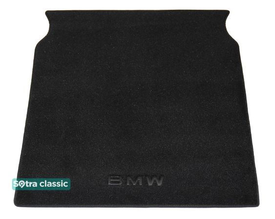Двошарові килимки Sotra Classic Black для BMW 3-series (G20; G80)(седан) / 4-series (G22; G82)(купе)(багажник) 2018→ - Фото 1