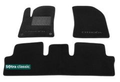 Двухслойные коврики Sotra Classic Black для Citroen C4 Picasso / C4 Spacetourer (mkII) 2013-2022 - Фото 1