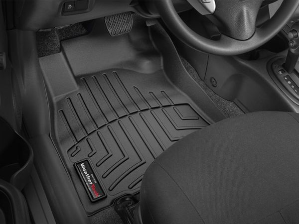 Коврики Weathertech Black для Nissan Note (E12) / Sunny (N17)(trunk lever not on driver floor side)(1 row) 2012-2015 - Фото 2