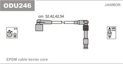 Дроти запалювання Janmor ODU246 для Opel Astra (F) 2.0 16V (C20XE) / Calibra 2.0 (C20LET) / Kadett 2.0 / Vectra (A) 2.0