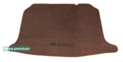 Двухслойные коврики Sotra Premium Chocolate для Renault Megane (mkIV)(хетчбэк)(багажник) 2016-2022