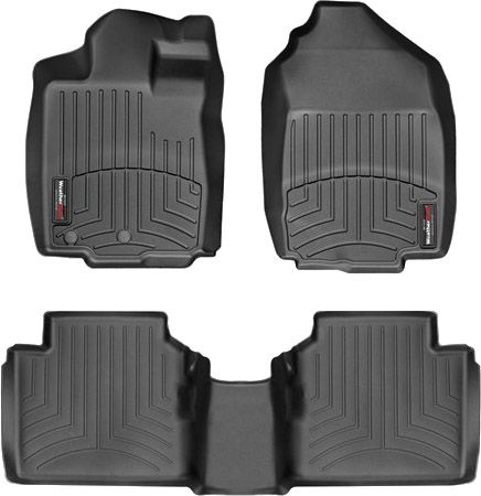 Коврики WeatherTech Black для Ford Fusion (mkI); Lincoln MKZ (mkI)(AWD)(2 fixing posts) 2010-2012 (USA) - Фото 1