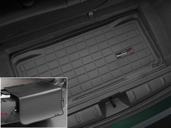 Килимок из захистом WeatherTech Black для Mini Cooper (mkIII)(F56)(3 door hatch)(no cargo shelf)(trunk) 2013→ - Фото 2