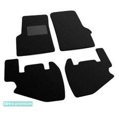 Двошарові килимки Sotra Premium Black для Jeep Wrangler (mkII)(TJ) 1997-2006