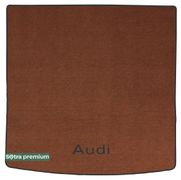 Двошарові килимки Sotra Premium Terracotta для Audi A4/S4/RS4 (mkIV)(B8)(універсал)(багажник) 2008-2016 - Фото 1
