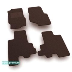 Двошарові килимки Sotra Premium Chocolate для Chevrolet TrailBlazer (mkI) 2001-2008