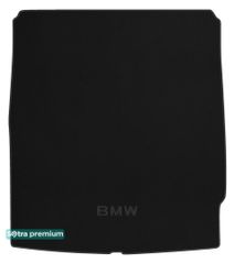 Двошарові килимки Sotra Premium Black для BMW 6-series (F13)(купе)(багажник) 2011-2019