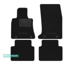 Двухслойные коврики Sotra Classic Black для Hyundai Genesis (mkII)(полный привод) 2013-2016; Genesis G80 (mkI)(полный привод) 2016-2020