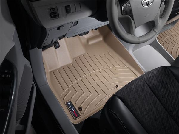 Коврики Weathertech Beige для Toyota Sienna (mkIII)(1 row) 2010-2012 - Фото 2