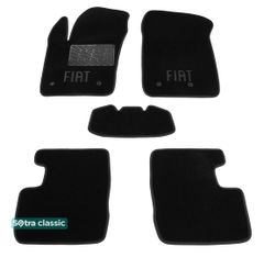 Двухслойные коврики Sotra Classic Black для Fiat 500X (mkI) 2014→
