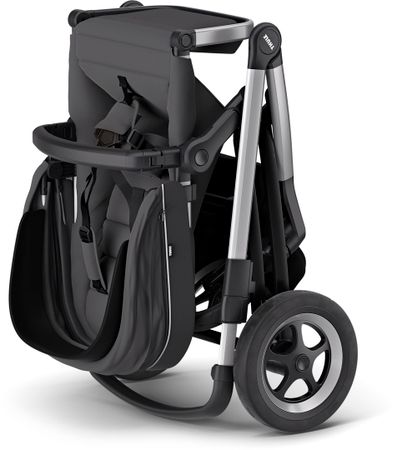 Детская коляска с люлькой Thule Sleek (Shadow Grey) - Фото 4