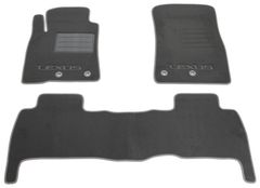 Двошарові килимки Sotra Custom Premium Grey для Lexus LX (mkIII)(J200)(1-2 ряд) 2012-2016 - Фото 1