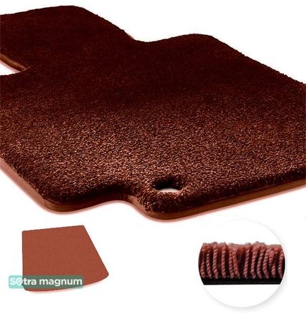 Двошарові килимки Sotra Magnum Red для Dodge Journey (mkI)(складений 3 ряд)(багажник) 2009-2020 - Фото 1
