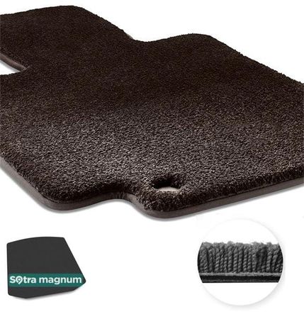 Двошарові килимки Sotra Magnum Black для Skoda Octavia (mkIV)(ліфтбек)(багажник) 2020→ - Фото 1