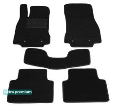 Двошарові килимки Sotra Premium Black для Jaguar XF (mkI-mkII)(4 люверса) 2008-2015