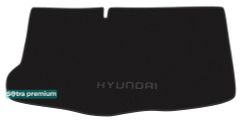Двухслойные коврики Sotra Premium Graphite для Hyundai i10 (mkI)(багажник) 2007-2014 - Фото 1