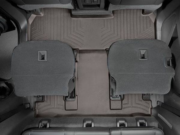 Коврики Weathertech Choco для Chevrolet Traverse (mkII)(1-2-3 row)(2 row bucket seat) 2018→ - Фото 3