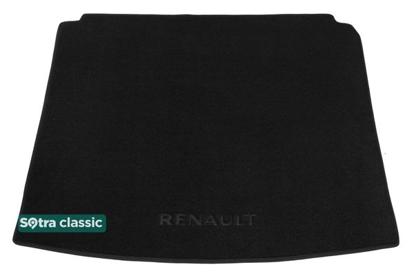 Двошарові килимки Sotra Classic Black для Renault Talisman (mkI)(універсал)(багажник) 2015→ - Фото 1