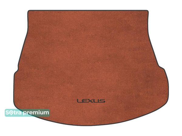 Двухслойные коврики Sotra Premium Terracotta для Lexus NX (mkII)(багажник) 2021→ - Фото 1