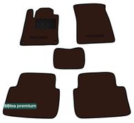 Двошарові килимки Sotra Premium Chocolate для Peugeot 407 (mkI) 2003-2010 - Фото 1