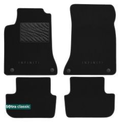 Двухслойные коврики Sotra Classic Black для Infiniti Q30 / QX30 (mkI) 2015-2019