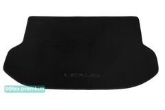 Двошарові килимки Sotra Premium Black для Lexus NX (mkI)(багажник) 2014-2021