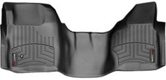 Коврики WeatherTech Black для Ford Super Duty (mkII)(extended & double cab)(no 4x4 shifter)(1 pc.)(1 row) 2008-2010 automatic