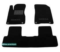 Двошарові килимки Sotra Premium Black для Honda CR-V (mkIV)(4 кліпси) 2012-2018 - Фото 1