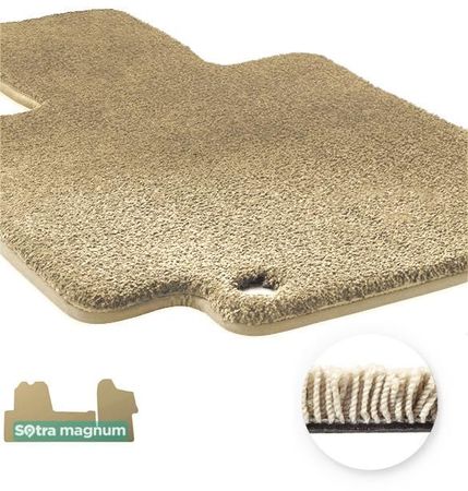 Двошарові килимки Sotra Magnum Beige для Nissan NV400 (mkI) / Interstar (mkII)(1 ряд) 2010→ - Фото 1