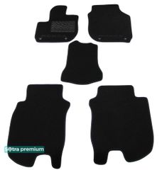 Двошарові килимки Sotra Premium Black для Honda HR-V (mkII) 2013-2022
