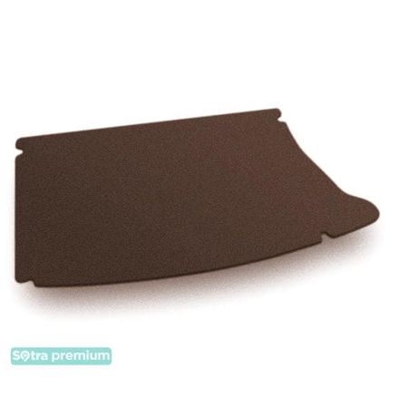 Двошарові килимки Sotra Premium Chocolate для Hyundai i30 (mkI)(хетчбек)(з докаткою)(багажник) 2007-2012 - Фото 1