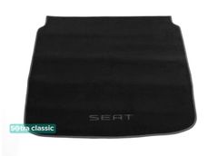 Двошарові килимки Sotra Classic Black для Seat Altea XL (mkI)(хетчбек)(багажник) 2010-2015