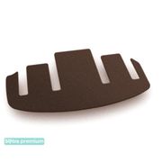 Двошарові килимки Sotra Premium Chocolate для Hyundai Staria (mkI)(7 місць)(багажник) 2021→ - Фото 1