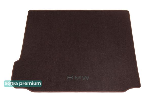 Двошарові килимки Sotra Premium Chocolate для BMW X5 (F15; F85)(багажник) 2014-2018 - Фото 1