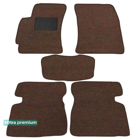Двошарові килимки Sotra Premium Chocolate для Chery Eastar / B11 (mkI) 2006-2011 - Фото 1