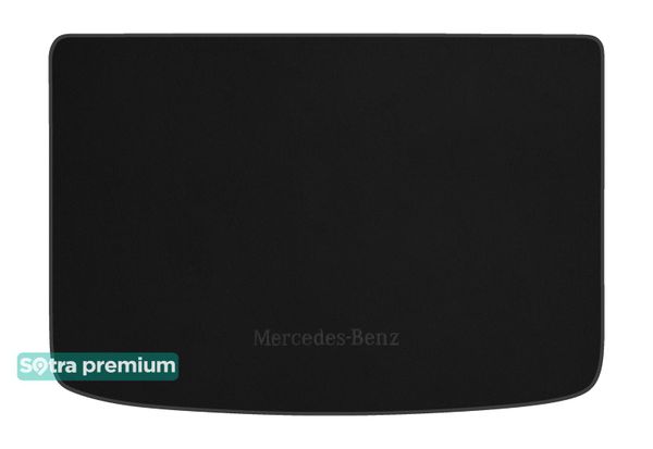 Двошарові килимки Sotra Premium Graphite для Mercedes-Benz A-Class (W176)(багажник) 2012-2018 - Фото 1